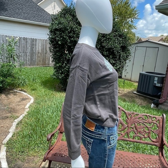 NWT GIRL’S Treasure & Bond Black Raven University Warm & Cozy Pullover - Picture 3 of 10